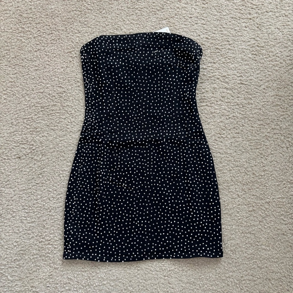 Good American - Crystal Strapless Mini Dress - Picture 4 of 4